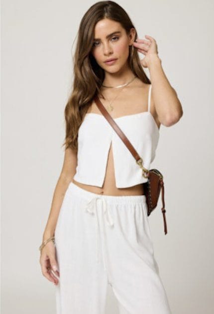 SPLIT CROP CAMI